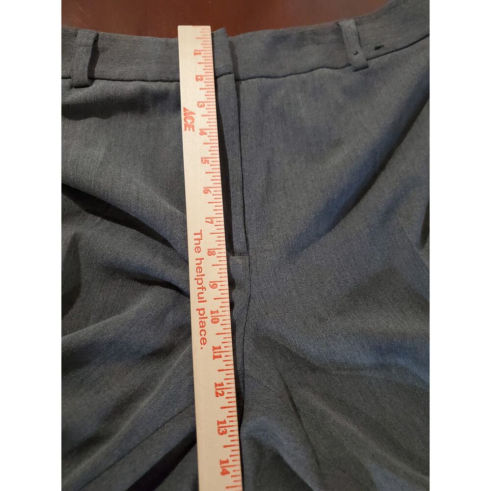 Lane Bryant Pleated Wide Leg Dress Pants Size 18 Tall Gray Career Office Work - Picture 8 of 10